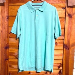 Saddlebred Mint Green Polo Shirt Casual Knit Style